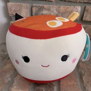 NWT Squishmallow Raisy Ramen 8”